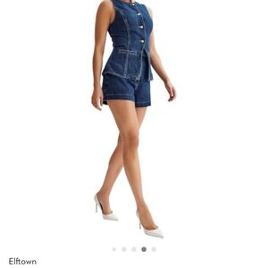 Stylish Denim Sleeveless Romper